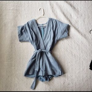 Linen Romper from UO